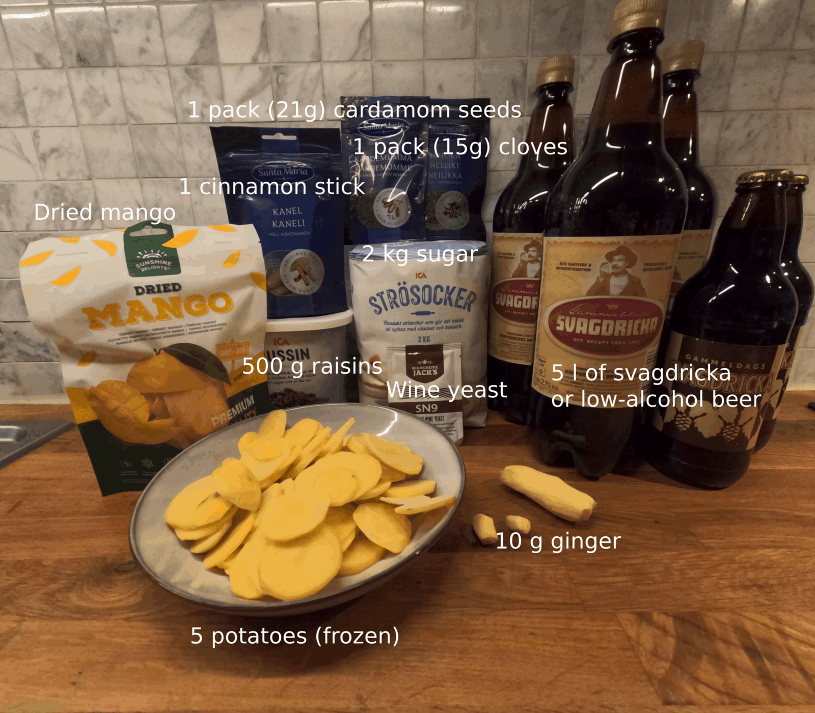 Steg 1: Ingredienser