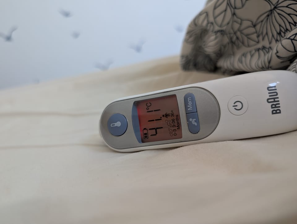 För sjuk för ett fuck - men 4 kilo lättare